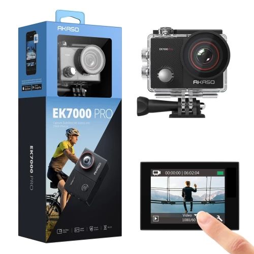 AKASO EK7000 Pro 4K Action Camera With Touch Screen EIS Adjustable View Angle Web Underwater Camera 40m Waterproof Camera Remote Control Sports Camera With Helmet Accessories Kit 3 AKASO EK7000 Pro 4K Action Camera With Touch Screen EIS Adjustable View Angle Web Underwater Camera 40m Waterproof Camera Remote Control Sports Camera With Helmet Accessories Kit