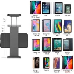 PGYTECH Pad Holder 4-10.5 Inch Holder Remote Control Tablet Mount Holder Compatible With DJI Mavic Air 2/Mavic Mini/Mavic 2/Mavic Air/Mavic Pro Tablet Holder Foldable (Open Box) -Outdoor Camera Shop 15310780 2