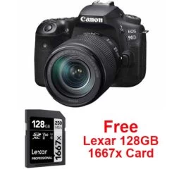 Canon® Canon 90D 18-135 + 128GB 1667x SD