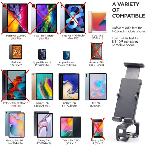 VCUTECH Drone RC Tablet Holder Compatible With DJI Mini 2 And DJI Mavic Air 2, Adjustable Tablet Holder For Drones, 4-10.9 Inch IPad Tablet Mount, Drone Accessories (Mavic Air 2/Mini 2)-Open Box 5 VCUTECH Drone RC Tablet Holder Compatible With DJI Mini 2 And DJI Mavic Air 2, Adjustable Tablet Holder For Drones, 4-10.9 Inch IPad Tablet Mount, Drone Accessories (Mavic Air 2/Mini 2)-Open Box - Image 3