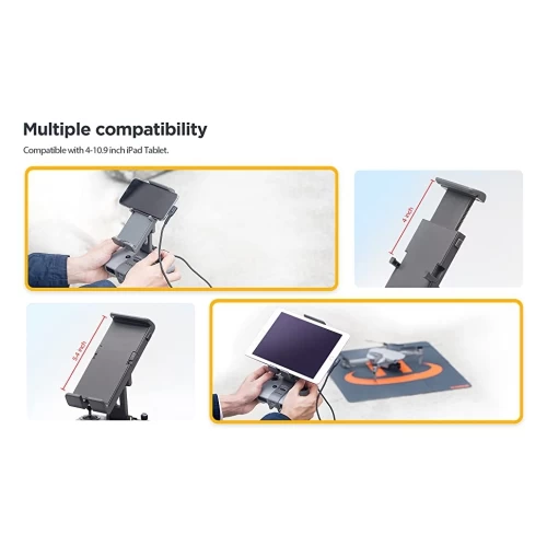 VCUTECH Drone RC Tablet Holder Compatible With DJI Mini 2 And DJI Mavic Air 2, Adjustable Tablet Holder For Drones, 4-10.9 Inch IPad Tablet Mount, Drone Accessories (Mavic Air 2/Mini 2)-Open Box 7 VCUTECH Drone RC Tablet Holder Compatible With DJI Mini 2 And DJI Mavic Air 2, Adjustable Tablet Holder For Drones, 4-10.9 Inch IPad Tablet Mount, Drone Accessories (Mavic Air 2/Mini 2)-Open Box - Image 5