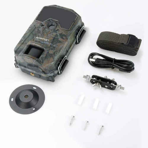 APEMAN Trail Camera 20MP 1080P Wildlife Camera, Night Detection Game Camera - Open Box 6 APEMAN Trail Camera 20MP 1080P Wildlife Camera, Night Detection Game Camera - Open Box - Image 4