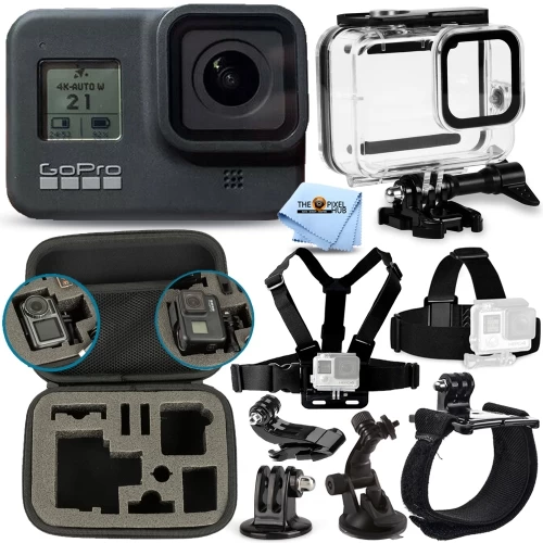 GoPro HERO8 Black Bundle 7 - US Version W/ Seller Warranty 3 GoPro HERO8 Black Bundle 7 - US Version W/ Seller Warranty