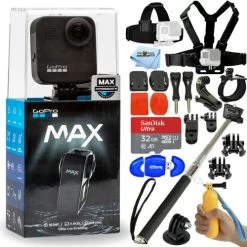 GoPro MAX 360 Action Camera Bundle 3 - US Version W/ Seller Warranty