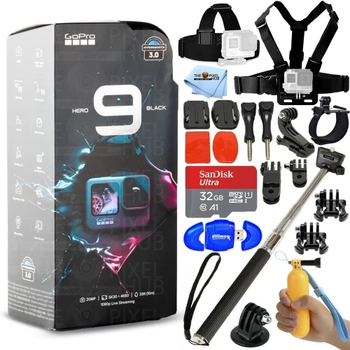GoPro HERO9 Black Bundle 1 - US Version W/ Seller Warranty 3 GoPro HERO9 Black Bundle 1 - US Version W/ Seller Warranty