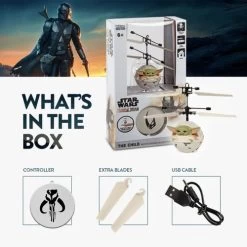 Star Wars: The Mandalorian "The Child" Sculpted Head - UFO Helicopter ( Baby Yoda) - Groku -Outdoor Camera Shop 15509308 5