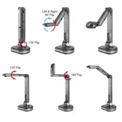 JOYUSING V500S Joy-DocCam Document Camera Visual Presenter 1/4" CMOS Sensor 8 MP Camera 100x Digital Zoom Function Built-in Microphone Autofocus Lens Flexible Camera Video Recorder -Outdoor Camera Shop 15544056 4