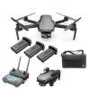 The Bigly Brothers Voyager Zino Drone, 249 Grams, 10km Range, 4K Ultra HD 30fps Camera, 3-Axis Ultra Stable Gimbal, 135mins Flight Time AI-Powered Follow Me, Big Baller Combo!