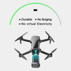 The Bigly Brothers Voyager Zino Drone, 249 Grams, 10km Range, 4K Ultra HD 30fps Camera, 3-Axis Ultra Stable Gimbal, 135mins Flight Time AI-Powered Follow Me, Big Baller Combo! -Outdoor Camera Shop 15546523 7