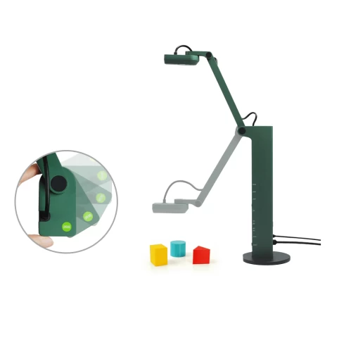 IPEVO VZ-R HDMI/USB Dual Mode 8 MP Document Flexible Portable Camera / Webcam (Utility Yellow),Video Recorder, Visual Presenter With Focusing Lens 4 IPEVO VZ-R HDMI/USB Dual Mode 8 MP Document Flexible Portable Camera / Webcam (Utility Yellow),Video Recorder, Visual Presenter With Focusing Lens - Image 2