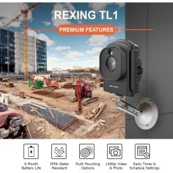 Rexing TL1 Time-Lapse Camera 1080P Full HD Video With 2.4" LCD -Black -Outdoor Camera Shop 15742971 4
