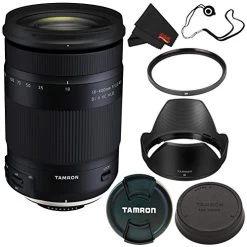 Tamron 18-400mm F/3.5-6.3 Di II VC HLD Lens Canon EF (International Model) + 72mm UV Filter + Lens Cap Keeper + Microfiber Cloth Bundle 13 Tamron 18-400mm F/3.5-6.3 Di II VC HLD Lens Canon EF (International Model) + 72mm UV Filter + Lens Cap Keeper + Microfiber Cloth Bundle -Outdoor Camera Shop 15806045 5