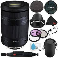 Tamron 18-400mm F/3.5-6.3 Di II VC HLD Lens Canon EF (International Model) + 72mm 3 Piece Filter Kit + Deluxe Lens -Outdoor Camera Shop 15806529 5