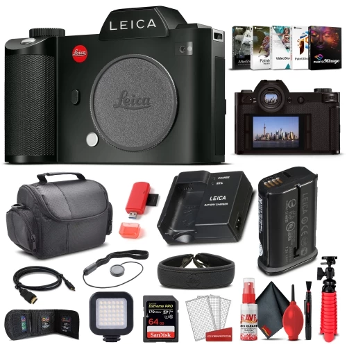Leica SL (Typ 601) Mirrorless Digital Camera (10850) Graphic Bundle 3 Leica SL (Typ 601) Mirrorless Digital Camera (10850) Graphic Bundle