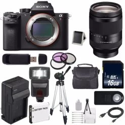 Sony Alpha A7R II Mirrorless Digital Camera (International Model) + Sony FE 24-240mm F/3.5-6.3 OSS Lens + 72mm 3 Piece Outdoor Bundle