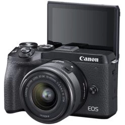 Canon® Canon EOS M6 Mark II Mirrorless Digital Camera With 15-45mm Lens And EVF-DC2 (Black) International Model (No Warranty) 10 Canon® Canon EOS M6 Mark II Mirrorless Digital Camera With 15-45mm Lens And EVF-DC2 (Black) International Model (No Warranty) -Outdoor Camera Shop 15818142 2