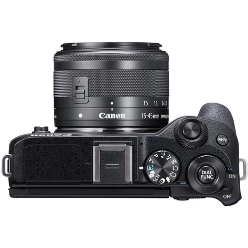 Canon® Canon EOS M6 Mark II Mirrorless Digital Camera With 15-45mm Lens And EVF-DC2 (Black) International Model (No Warranty) 6 Canon® Canon EOS M6 Mark II Mirrorless Digital Camera With 15-45mm Lens And EVF-DC2 (Black) International Model (No Warranty) - Image 4