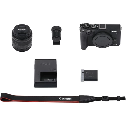 Canon® Canon EOS M6 Mark II Mirrorless Digital Camera With 15-45mm Lens And EVF-DC2 (Black) International Model (No Warranty) 7 Canon® Canon EOS M6 Mark II Mirrorless Digital Camera With 15-45mm Lens And EVF-DC2 (Black) International Model (No Warranty) - Image 5