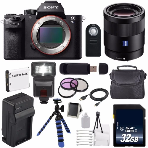 Sony Alpha A7S II A7S Mark II A7SII ILCE7SM2/B Mirrorless Digital Camera (International Model) + Sony Sonnar T FE 55mm Lens Deluxe Bundle 4 Sony Alpha A7S II A7S Mark II A7SII ILCE7SM2/B Mirrorless Digital Camera (International Model) + Sony Sonnar T FE 55mm Lens Deluxe Bundle - Image 2
