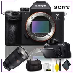 SonyAlpha A7 III Mirrorless Digital Camera (Body Only) With Camera Cleaning Kit Bundle + Sony FE 24-70 F/2.8 GM (G Maste