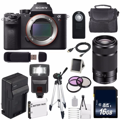 Sony Alpha A7R II Mirrorless Digital Camera (International Model) + Sony E 55-210mm F/4.5-6.3 OSS E-Mount Lens (Black) Base Bundle 4 Sony Alpha A7R II Mirrorless Digital Camera (International Model) + Sony E 55-210mm F/4.5-6.3 OSS E-Mount Lens (Black) Base Bundle - Image 2