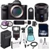 Sony Alpha A7S II A7S Mark II A7SII ILCE7SM2/B Mirrorless Digital Camera (International Model) + Sony Sonnar T FE 55mm Lens Base Bundle -Outdoor Camera Shop 15818699