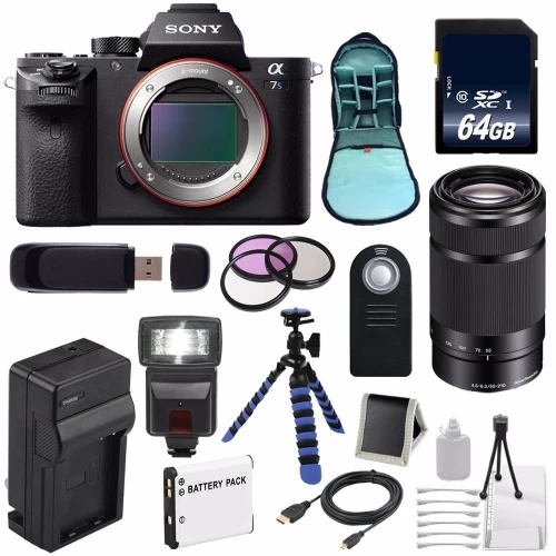 Sony Alpha A7S II A7S Mark II A7SII ILCE7SM2/B Mirrorless Digital Camera (International Model) + Sony E 55-210mm F/4.5-6 Lens Advanced Bundle 4 Sony Alpha A7S II A7S Mark II A7SII ILCE7SM2/B Mirrorless Digital Camera (International Model) + Sony E 55-210mm F/4.5-6 Lens Advanced Bundle - Image 2