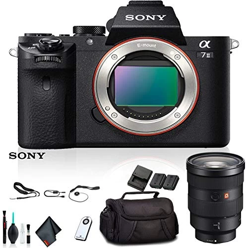 Sony Alpha A7 II Mirrorless Camera ILCE7M2/B With Sony FE 16-35mm, Soft Bag, Additional Battery, 64GB Memory Card, Card 3 Sony Alpha A7 II Mirrorless Camera ILCE7M2/B With Sony FE 16-35mm, Soft Bag, Additional Battery, 64GB Memory Card, Card