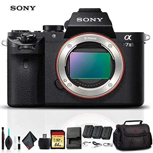 Sony Alpha A7 II Mirrorless Camera ILCE7M2/B With Soft Bag, Additional Battery, 64GB Memory Card, Card Reader, Plus Esse 8 Sony Alpha A7 II Mirrorless Camera ILCE7M2/B With Soft Bag, Additional Battery, 64GB Memory Card, Card Reader, Plus Esse - Image 6