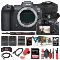Canon® Canon EOS R6 Mirrorless Camera Body Only 4082C002 - Basic Bundle