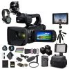 Canon® Canon XA55 Professional UHD 4K Camcorder (3668C002) W/ 2 Extra Battery, Soft Padded Bag, 64GB Memory Card, Filter Kit, L -Outdoor Camera Shop 15848579