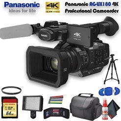 Panasonic AG-UX180 4K Professional Camcorder (AG-UX180PJ8) With UV Filter, Tripod, Padded Case, LED Light, 64GB Memory C 13 Panasonic AG-UX180 4K Professional Camcorder (AG-UX180PJ8) With UV Filter, Tripod, Padded Case, LED Light, 64GB Memory C -Outdoor Camera Shop 15848599 5