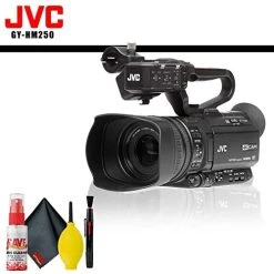 JVC GY-HM250 UHD 4K Streaming Camcorder With Built-in Lower-Thirds Graphics + Cleaning Kit -Outdoor Camera Shop 15848615 5