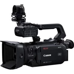Canon® Canon XA50 Professional UHD 4K Camcorder (3669C002) W/Extra Battery, Soft Padded Bag, 64GB Memory Card, LED Light, Close -Outdoor Camera Shop 15848718 3