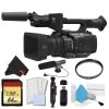 Panasonic AG-UX180 4K Premium Professional Camcorder With 64GB Memory Card, UV Filter, Professional Microphone, And Stan