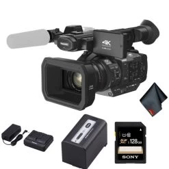 Panasonic AG-UX180 4K Premium Professional Camcorder Base Bundle