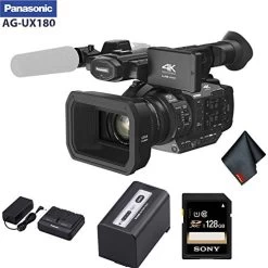 Panasonic AG-UX180 4K Premium Professional Camcorder Base Bundle -Outdoor Camera Shop 15848785 4
