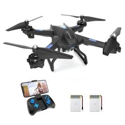 Snaptain S5C Pro FHD Drone With Remote Controller, 1080P Camera - Black