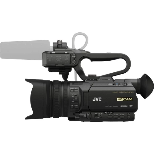 JVC GY-HM250 UHD 4K Streaming Camcorder With Built-in Lower-Thirds Graphics Basic Accessory Bundle 6 JVC GY-HM250 UHD 4K Streaming Camcorder With Built-in Lower-Thirds Graphics Basic Accessory Bundle - Image 4