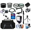 Advanced Accessory Kit Include Replacement Battery + Charger + 16GB Memory + Reader + Wide Angle Lens + Telephoto Lens + Filter Kit + Close UP Lens Kit + HDMI + Monopod + Flash Mem 1 Advanced Accessory Kit Include Replacement Battery + Charger + 16GB Memory + Reader + Wide Angle Lens + Telephoto Lens + Filter Kit + Close UP Lens Kit + HDMI + Monopod + Flash Mem -Outdoor Camera Shop 15849501