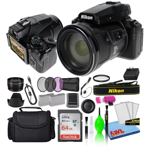 Nikon COOLPIX P950 83x Zoom Digital Camera (26532) + 64GB SD Card + Bag (Intl) 3 Nikon COOLPIX P950 83x Zoom Digital Camera (26532) + 64GB SD Card + Bag (Intl)
