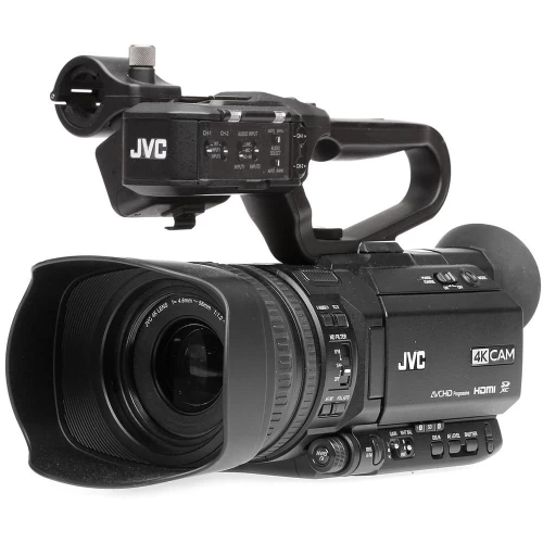 JVC GY-HM250 UHD 4K Streaming Camcorder With Built-in Lower-Thirds Graphics + Pro Memory Card Bundle 4 JVC GY-HM250 UHD 4K Streaming Camcorder With Built-in Lower-Thirds Graphics + Pro Memory Card Bundle - Image 2
