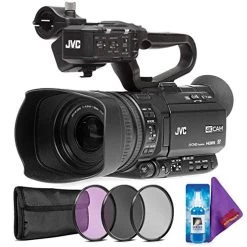 JVC GY-HM250 UHD 4K Streaming Camcorder With Built-in Lower-Thirds Graphics + Creative Filter Kit Bundle -Outdoor Camera Shop 15859919 2