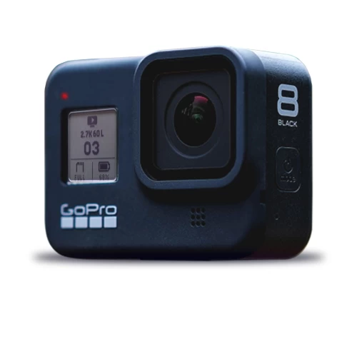 GoPro HERO8 Black Digital Action Camera - Waterproof - With Cleaning Set + Case + 64GB Memory Card And 3 X Extra Batteries 4 GoPro HERO8 Black Digital Action Camera - Waterproof - With Cleaning Set + Case + 64GB Memory Card And 3 X Extra Batteries - Image 2
