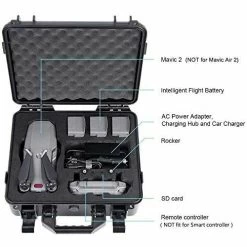 Waterproof Hard Carrying Case Compatible For DJI Mavic 2 Pro/Mavic 2 Zoom Fly More Combo(Upgrade Edition) 14 Waterproof Hard Carrying Case Compatible For DJI Mavic 2 Pro/Mavic 2 Zoom Fly More Combo(Upgrade Edition) -Outdoor Camera Shop 15886977 3