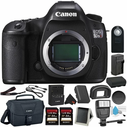 Canon® Canon EOS 5DS R Digital SLR Camera 0581C002 (Body Only)- Bundle With 32GB Memory Card + Spare Battery + Digital Slave Fl 3 Canon® Canon EOS 5DS R Digital SLR Camera 0581C002 (Body Only)- Bundle With 32GB Memory Card + Spare Battery + Digital Slave Fl