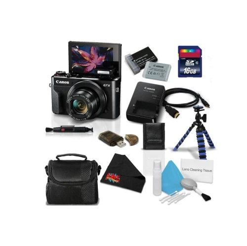 Canon® Canon PowerShot G7 X Mark II Digital Camera 1066C001 (International Model) Bundle With 16GB Memory Card + More 3 Canon® Canon PowerShot G7 X Mark II Digital Camera 1066C001 (International Model) Bundle With 16GB Memory Card + More