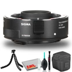 Sigma TC-1401 1.4x Teleconverter For Canon EF Includes Flexible Tripod Bundle