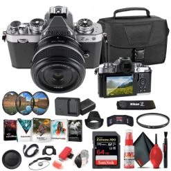 Nikon Z Fc Digital Camera With 28mm Lens INTL Bundle With 64GB SD Card