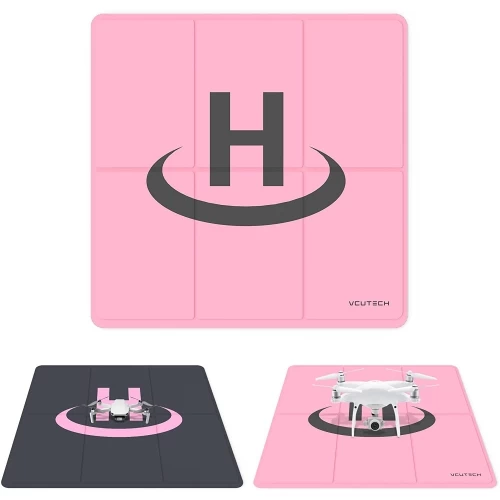 VCUTECH Drone Landing Pad 25 Inch(65cm) For DJI Mavic 3 | Mavic Air 2/2S | Mavic Mini 2/1/SE | Mavic 2 Pro/Zoom | DJI FPV | DJI Phantom | Drone Accessories(Pink) 3 VCUTECH Drone Landing Pad 25 Inch(65cm) For DJI Mavic 3 | Mavic Air 2/2S | Mavic Mini 2/1/SE | Mavic 2 Pro/Zoom | DJI FPV | DJI Phantom | Drone Accessories(Pink)